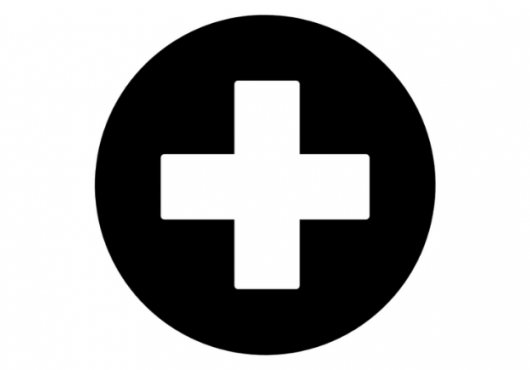 Basic icon of a medical cross